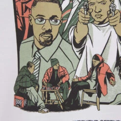 Weekend Offender Wire Graphic Sweatshirt White -Warm Knit Wear Sales THE WIRE SWEAT WHITE DETAIL 2