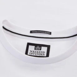 Weekend Offender True Romance Graphic T-Shirt White -Warm Knit Wear Sales TRUE ROMANCE TEE WHITE DETAIL 1