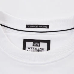 Weekend Offender True Romance Graphic Sweatshirt White -Warm Knit Wear Sales TRUEROMANCE SWEAT WHITE DETAIL 1