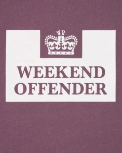 Weekend Offender Prison Classic T-Shirt Dark Grape - Plus Size -Warm Knit Wear Sales TSAW22 04 PRISON TEE DARK GRAPE 0598 d601c3fb 7e4d 4fd4 b93b fde2799ee480