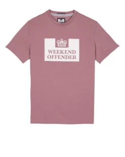 Weekend Offender Prison Classic T-Shirt Dust Rose - Plus Size