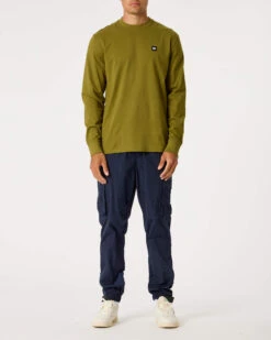 Weekend Offender Salto Long Sleeve T-Shirt Samphire -Warm Knit Wear Sales TSAW22 06 SALTO AW22 SAMPHIRE MODEL 3725