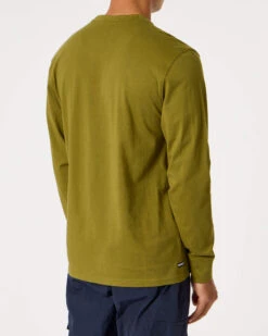 Weekend Offender Salto Long Sleeve T-Shirt Samphire -Warm Knit Wear Sales TSAW22 06 SALTO AW22 SAMPHIRE MODEL 3727