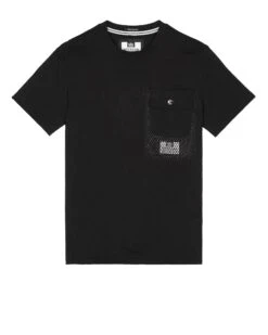 Weekend Offender Lens Mesh Pocket T-Shirt Black