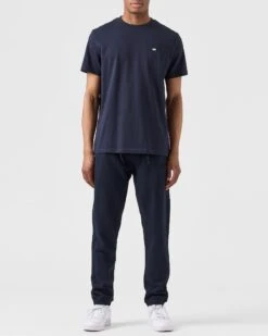 Weekend Offender Foreman Jogger Pants Navy -Warm Knit Wear Sales TSAW2301 CANNON BEACH NAVY 0078 MODEL