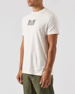 Weekend Offender Dygas T-Shirt Winter White/House Check -Warm Knit Wear Sales TSAW2303 DYGAS WINTER WHITE HOUSE CHECK 0195 MODEL