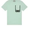 Weekend Offender Lens Mesh Pocket T-Shirt Mint Tea Green
