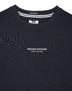Weekend Offender Millergrove T-Shirt Navy/Periwinkle -Warm Knit Wear Sales TSS2402 MILLERGROVE NAVY PERIWINKLE 3430
