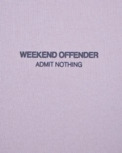 Weekend Offender Millergrove T-Shirt Periwinkle/Bright Navy -Warm Knit Wear Sales TSS2402 MILLERGROVE PERIWINKLE NAVY 3414