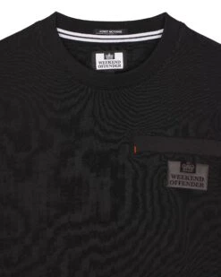 Weekend Offender Koekohe T-Shirt Black -Warm Knit Wear Sales TSS2414 KOEKOHE BLACK 0402