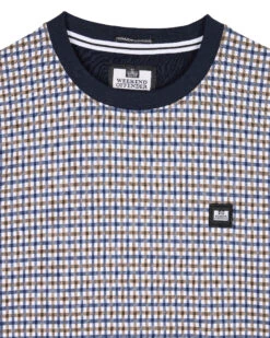 Weekend Offender Ortiz T-Shirt House Check -Warm Knit Wear Sales TSSS23 08 ORTIZ CHECK 3314