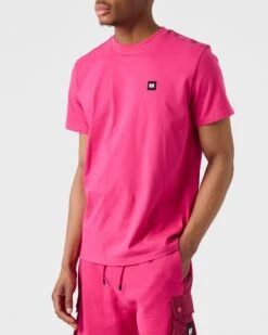 Weekend Offender Garcia T-Shirt Magenta -Warm Knit Wear Sales TSSS2313 GARCIA MAGENTA 4894