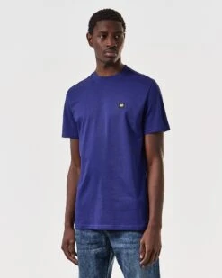 Weekend Offender Cannon Beach T-Shirt Bright Navy -Warm Knit Wear Sales TSSS2401 CANNON BEACH BRIGHT NAVY 6712