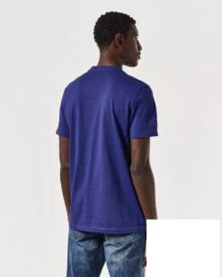 Weekend Offender Cannon Beach T-Shirt Bright Navy -Warm Knit Wear Sales TSSS2401 CANNON BEACH BRIGHT NAVY 6715