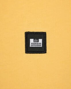 Weekend Offender Cannon Beach T-Shirt Butter Yellow -Warm Knit Wear Sales TSSS2401 CANNON BEACH BUTTER 3222