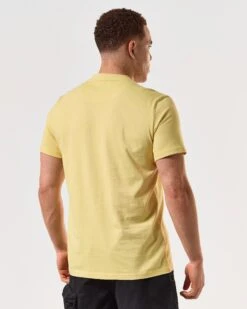 Weekend Offender Cannon Beach T-Shirt Butter Yellow -Warm Knit Wear Sales TSSS2401 CANNON BEACH BUTTER 5237 MODEL