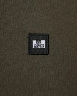 Weekend Offender Cannon Beach T-Shirt Castle Green -Warm Knit Wear Sales TSSS2401 CANNON BEACH CASTLE GREEN 3155