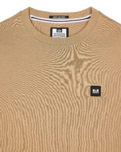 Weekend Offender Cannon Beach T-Shirt Cognac Brown -Warm Knit Wear Sales TSSS2401 CANNON BEACH COGNAC 3160