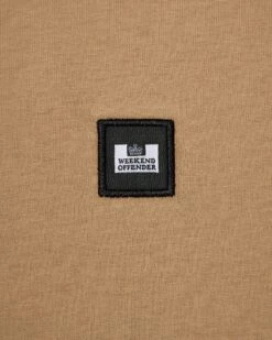 Weekend Offender Cannon Beach T-Shirt Cognac Brown -Warm Knit Wear Sales TSSS2401 CANNON BEACH COGNAC 3161