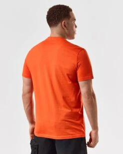 Weekend Offender Cannon Beach T-Shirt Pure Orange -Warm Knit Wear Sales TSSS2401 CANNON BEACH PURE ORANGE 5247 MODEL