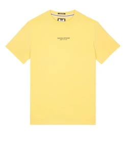 Weekend Offender Millergrove T-Shirt Butter Yellow/Navy