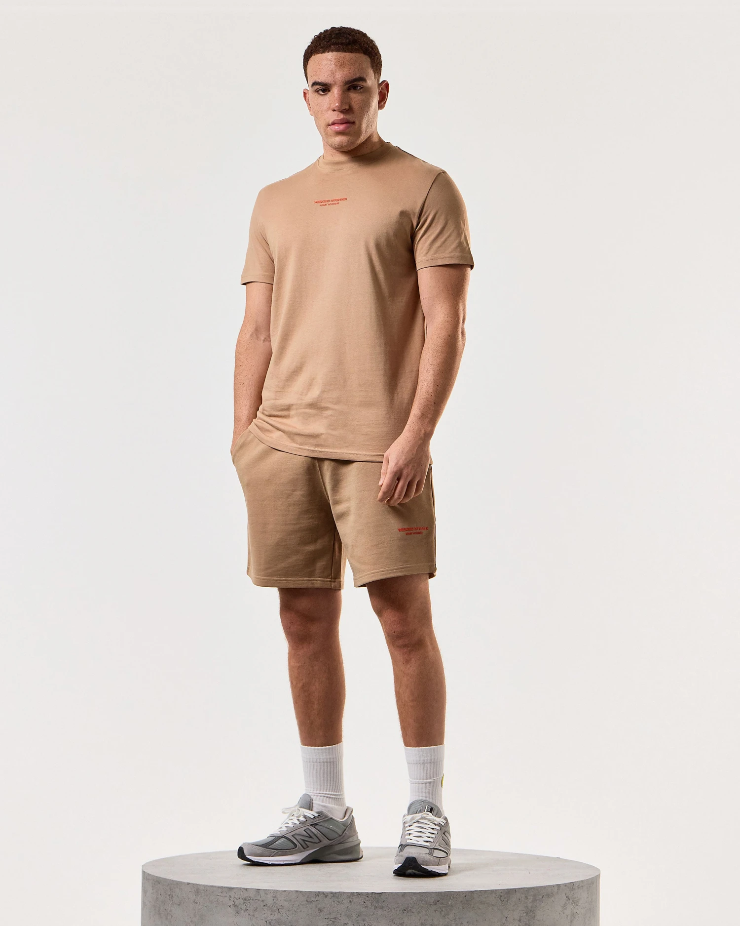 Weekend Offender Mytros Shorts Cognac Brown/Pure Orange 2 Weekend Offender Mytros Shorts Cognac Brown/Pure Orange - Image 2