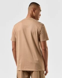 Weekend Offender Garcia T-Shirt Cognac Brown -Warm Knit Wear Sales TSSS2403 GARCIA COGNAC 3755 MODEL