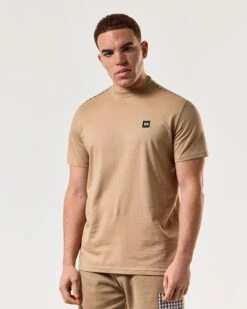 Weekend Offender Manuel T-Shirt Cognac Brown -Warm Knit Wear Sales TSSS2405 MANUEL COGNAC 4976 MODEL