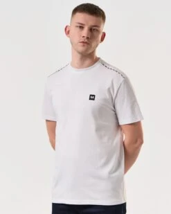 Weekend Offender Manuel T-Shirt White -Warm Knit Wear Sales TSSS2405 MANUEL WHITE 6116 MODEL