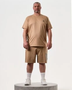 Weekend Offender Manuel T-Shirt Cognac Brown - Plus Size -Warm Knit Wear Sales TSSS2405X MANUEL COGNAC 8077 PLUS