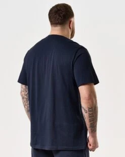 Weekend Offender Manuel T-Shirt Navy - Plus Size -Warm Knit Wear Sales TSSS2405X MANUEL NAVY 8216 PLUS