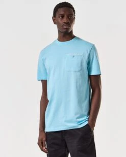 Weekend Offender Kea Pocket T-Shirt Saltwater Blue 8 Weekend Offender Kea Pocket T-Shirt Saltwater Blue -Warm Knit Wear Sales TSSS2408 KEA SALTWATER 6785