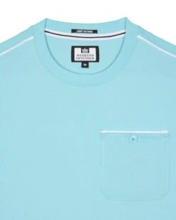 Weekend Offender Kea Pocket T-Shirt Saltwater Blue 10 Weekend Offender Kea Pocket T-Shirt Saltwater Blue -Warm Knit Wear Sales TSSS2408 KEA SALTWATER 7791