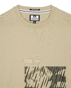 Weekend Offender Noosa T-Shirt Castle Green Rain Camo -Warm Knit Wear Sales TSSS2410 NOOSA CAMO CASTLE GREEN RAIN CAMO 3545