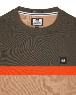 Weekend Offender Murvica T-Shirt Castle Green -Warm Knit Wear Sales TSSS2412 MURVICA CASTLE GREEN 3580