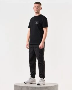 Weekend Offender Koekohe T-Shirt Black -Warm Knit Wear Sales TSSS2414 KOEKOHE BLACK 5939 MODEL