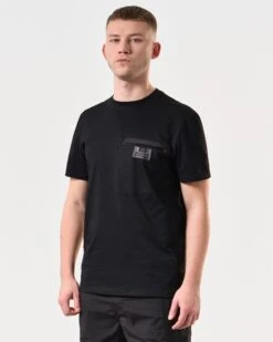 Weekend Offender Koekohe T-Shirt Black -Warm Knit Wear Sales TSSS2414 KOEKOHE BLACK 5944 MODEL
