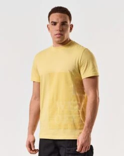 Weekend Offender Ryan T-Shirt Butter Yellow -Warm Knit Wear Sales TSSS2417 RYAN BUTTER 5225 MODEL