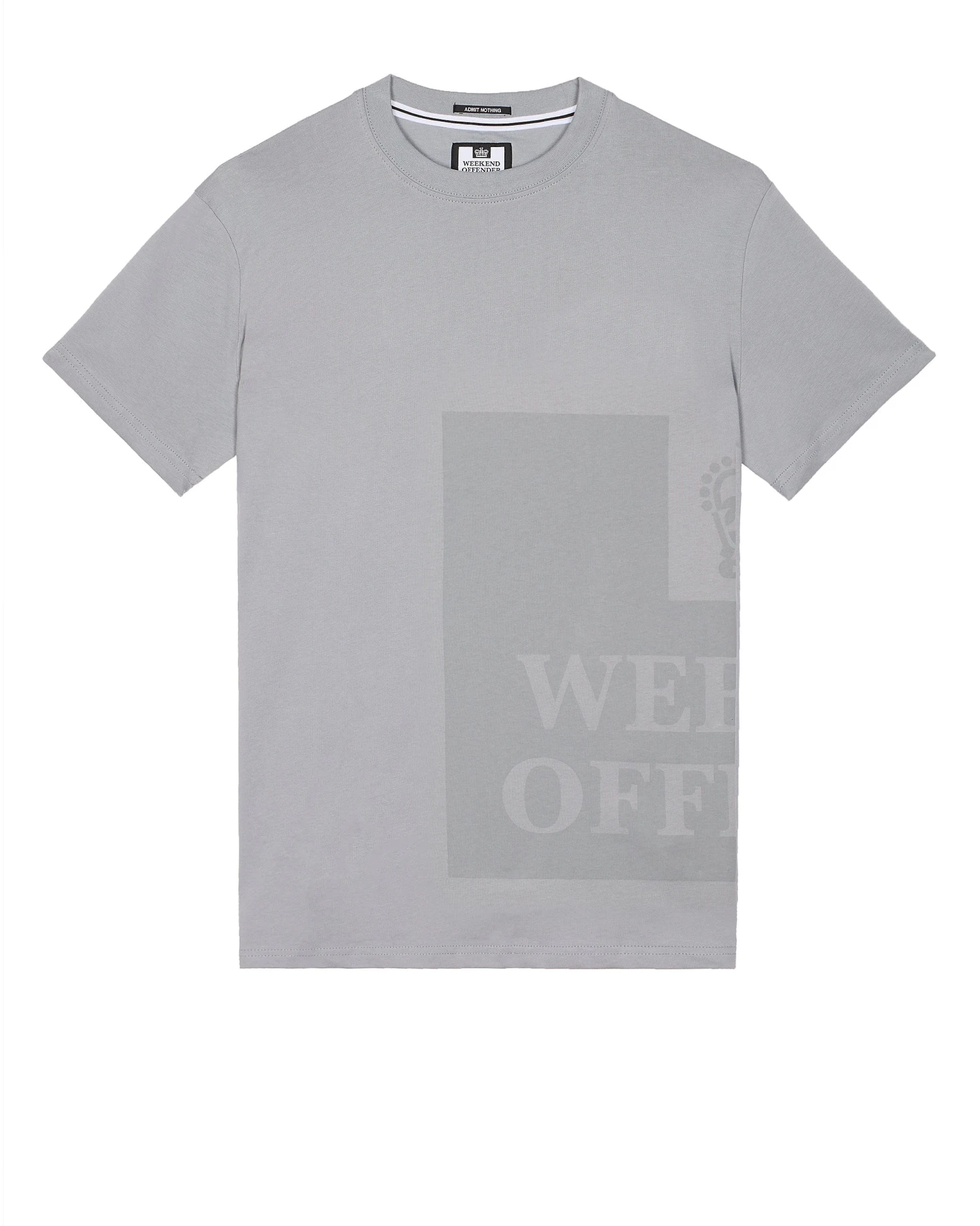 Weekend Offender Ryan T-Shirt Smokey Grey 1 Weekend Offender Ryan T-Shirt Smokey Grey