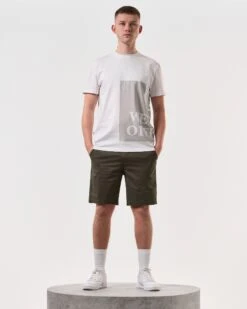 Weekend Offender Ryan T-Shirt White -Warm Knit Wear Sales TSSS2417 RYAN WHITE 6380 MODEL