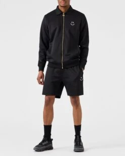 Weekend Offender Ramirez Track Shorts Black -Warm Knit Wear Sales TSTSS2302 RAMIREZ TRACK SHORTS BLACK TTSS2302 RAMIREZ TRACK TOP BLACK 5117