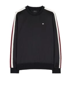 Weekend Offender Gou Taped Neck Track Top Black