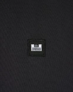 Weekend Offender Gou Taped Neck Track Top Black -Warm Knit Wear Sales TTAW23 01 GOU BLACK 3166