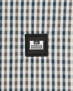 Weekend Offender Solomun Track Top House Check -Warm Knit Wear Sales TTAW2303 SOLOMUN HOUSE CHECK 3602