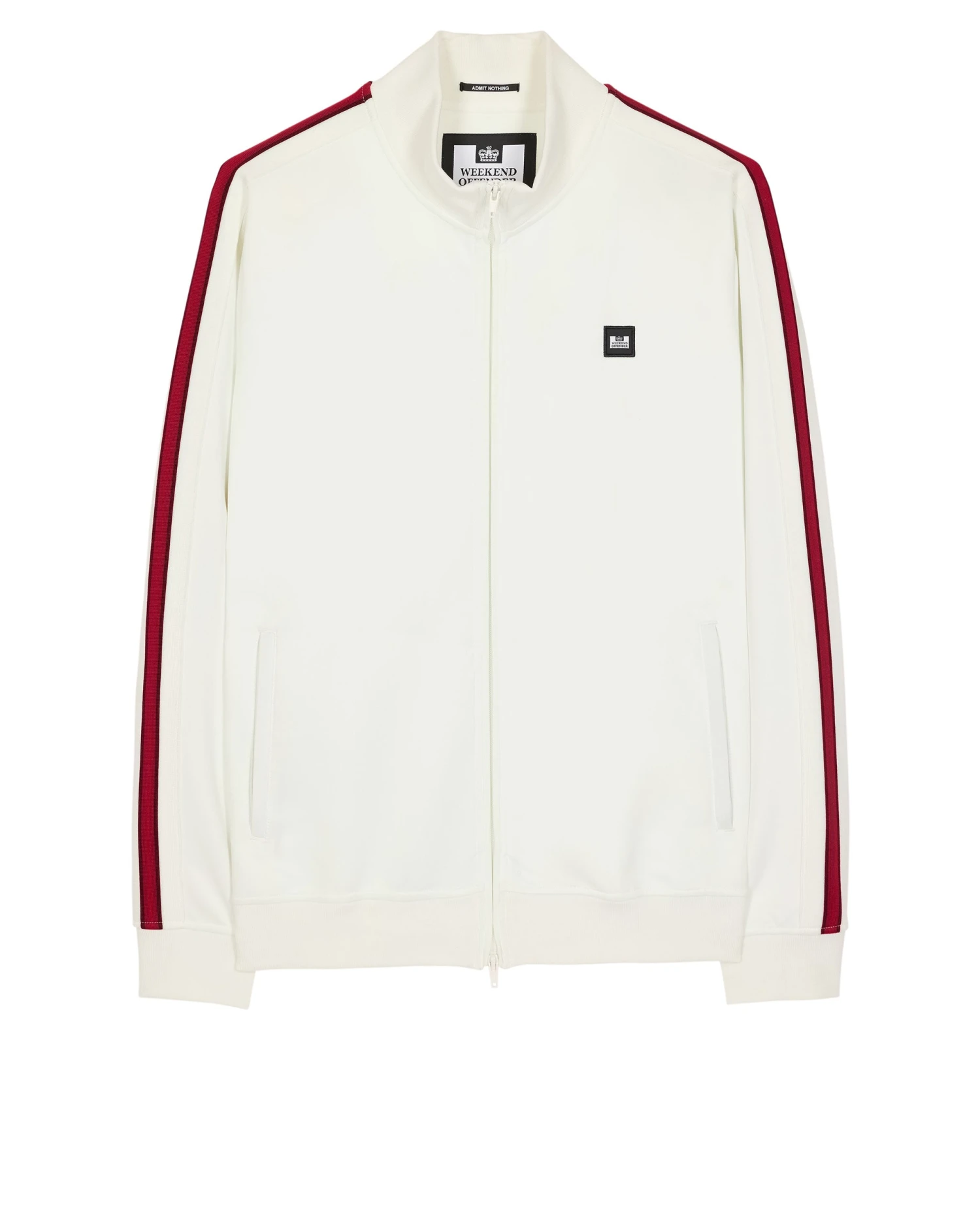 Weekend Offender Pawsa Taped Track Top Winter White 1 Weekend Offender Pawsa Taped Track Top Winter White
