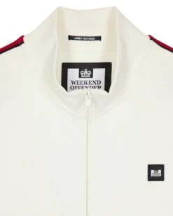 Weekend Offender Pawsa Taped Track Top Winter White 13 Weekend Offender Pawsa Taped Track Top Winter White -Warm Knit Wear Sales TTAW2304 PAWSA WHITE 3588