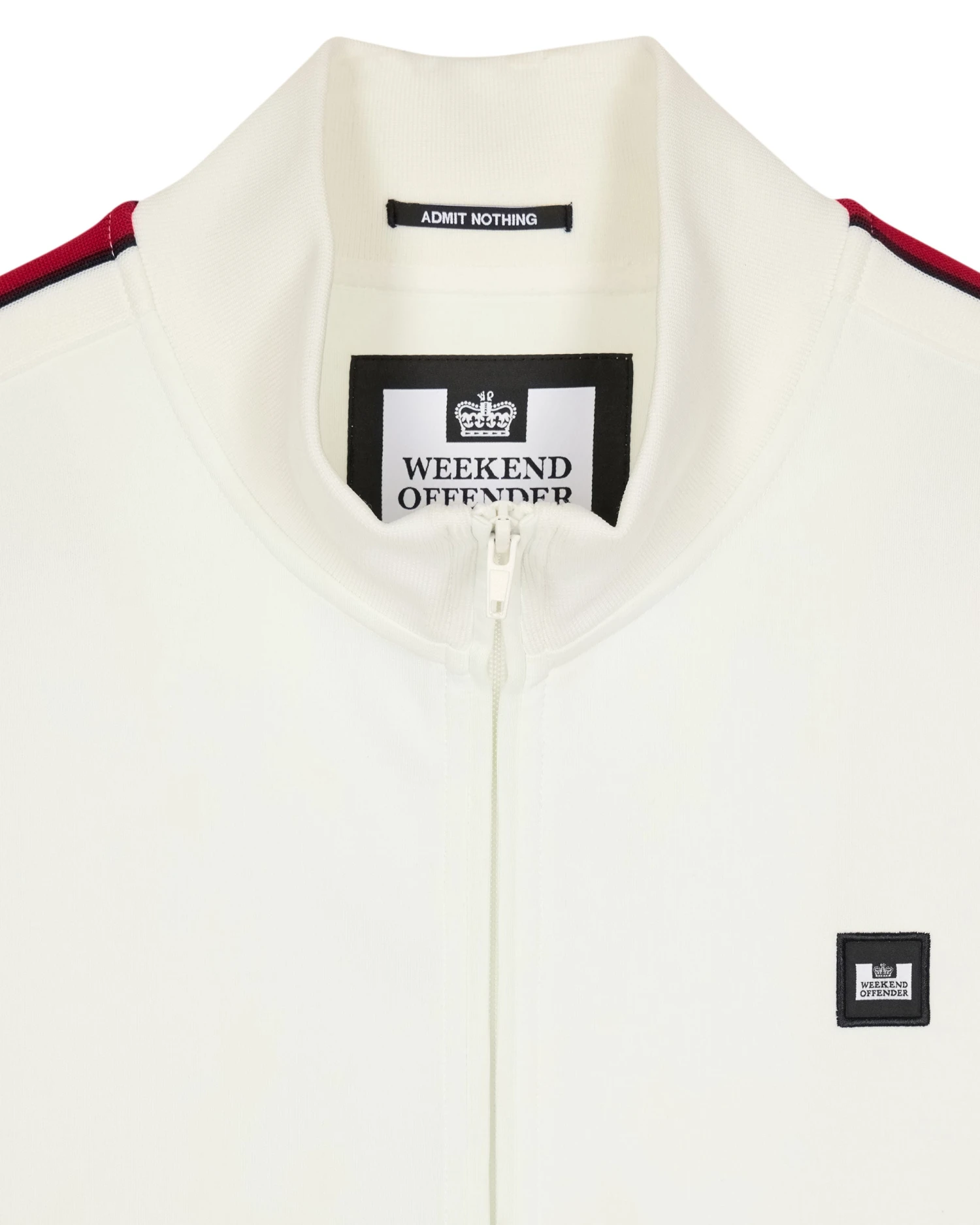 Weekend Offender Pawsa Taped Track Top Winter White 6 Weekend Offender Pawsa Taped Track Top Winter White - Image 6