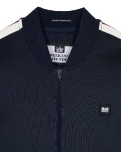 Weekend Offender Usyk Track Top Navy -Warm Knit Wear Sales TTSS23 01 USYK TRACK TOP NAVY 0074