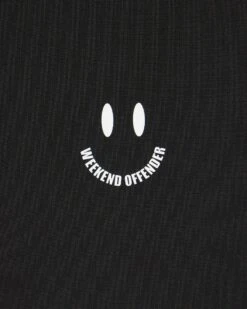 Weekend Offender Ramirez Track Top Black -Warm Knit Wear Sales TTSS23 02 RAMIREZ TRACK TOP BLACK 6092