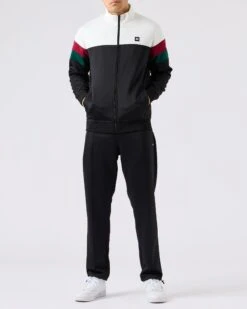 Weekend Offender Vendetti Track Pants Black -Warm Knit Wear Sales TTSS2303 VENDETTI TRACK TOP BLACK 3724